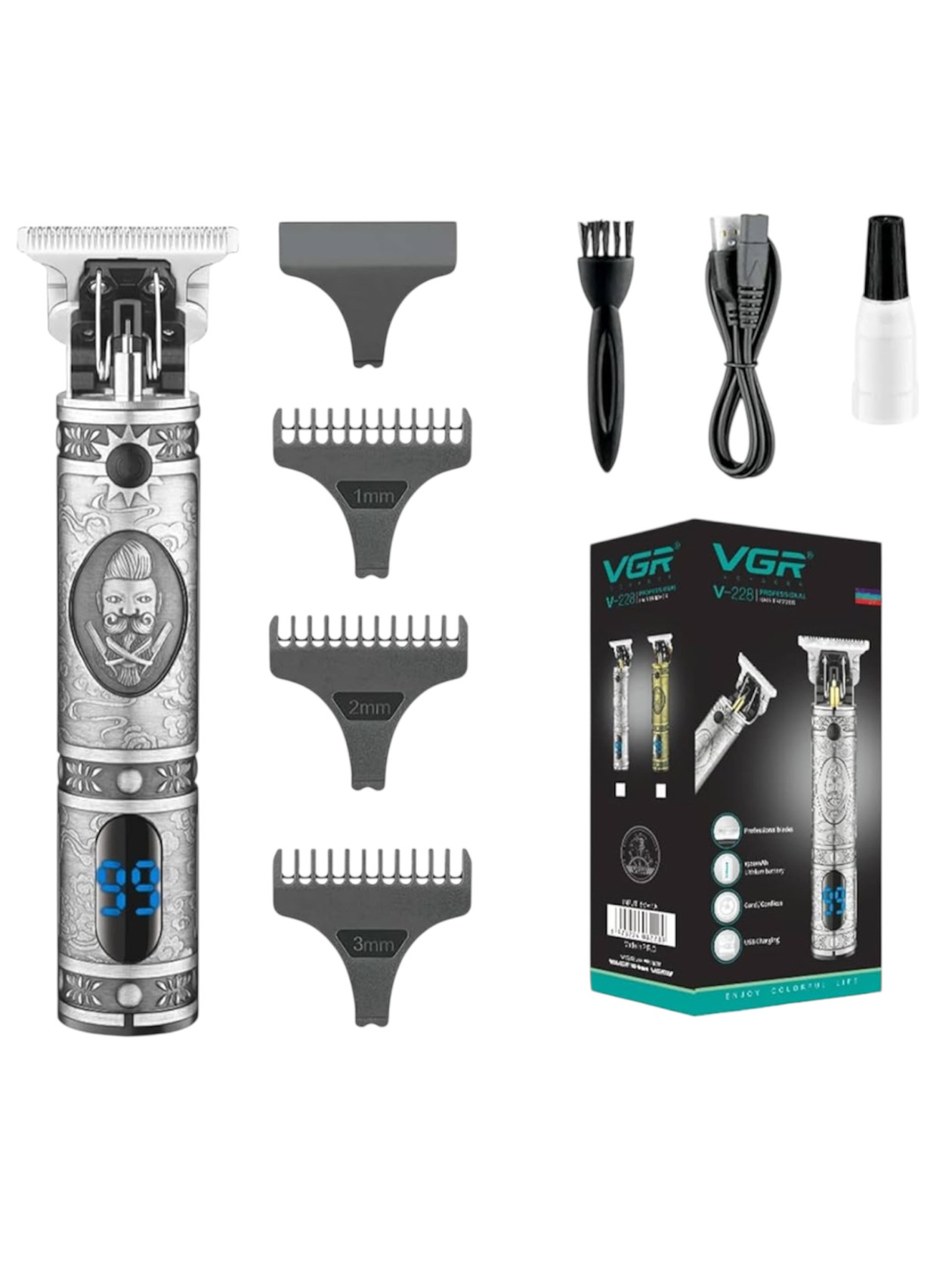 Trimmer VGR V-228 Silver — 1