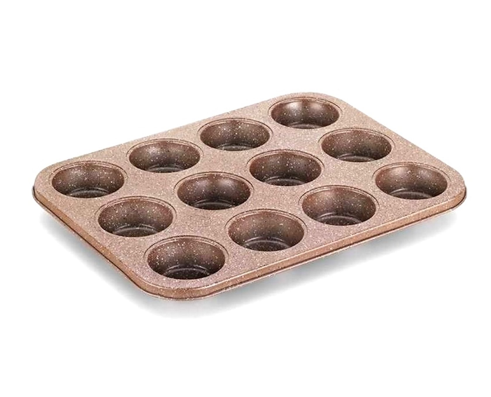 Bişirmə üçün forma Korkmaz Muffy A652, 36x26.5 sm, yapışmayan örtük ilə, qəhvəyi — 1