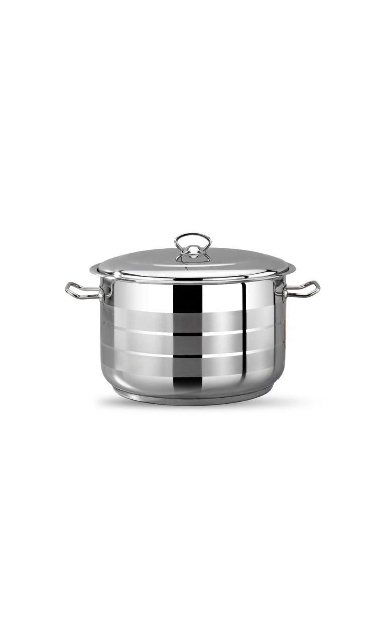 Böyük qazan Bonera, paslanmayan polad, alüminium, 24 sm, 16000 ml — 1
