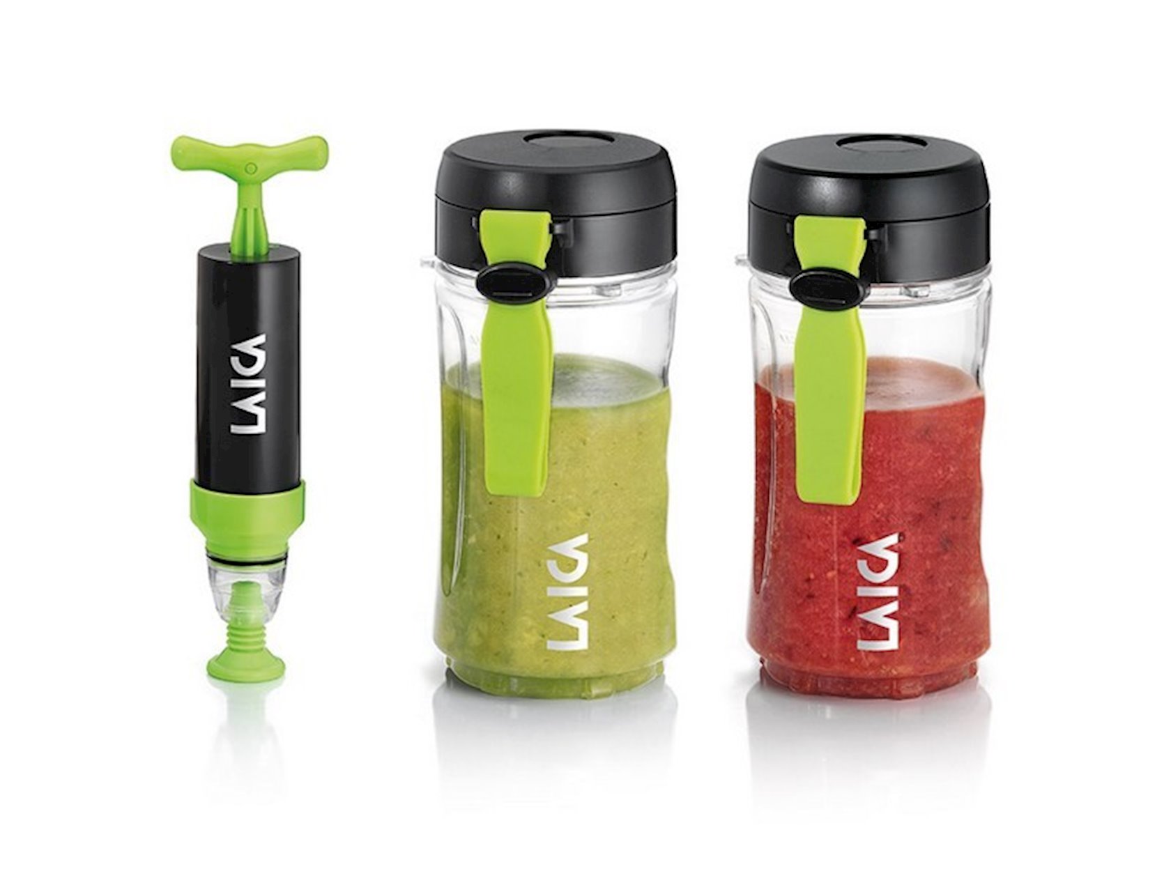 İçkilərin saxlama konteyneri dəsti Laica Vacuum Container VT3800 0.4 l, 1 əd, 16.2x9.2x8 sm, plastik, qapaqla, şəffaf — 1