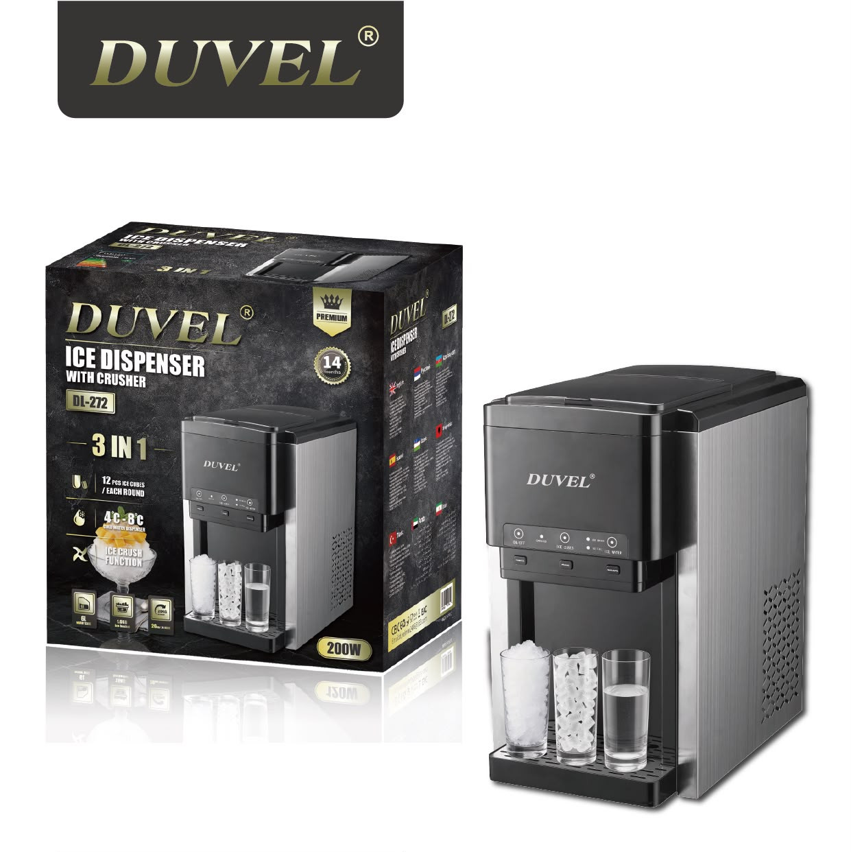 Buz generatoru Duvel DL-272 HLY Əl Qara 6.1 l — 1