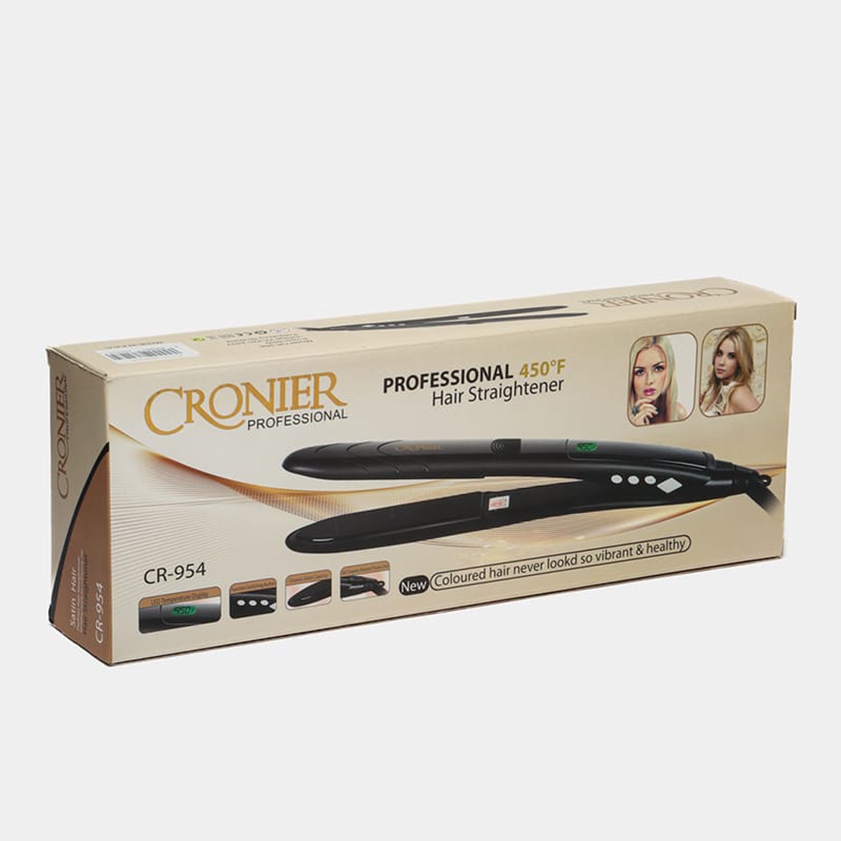 Saç üçün düzləşdirici Cronier CR-954 Black — 1
