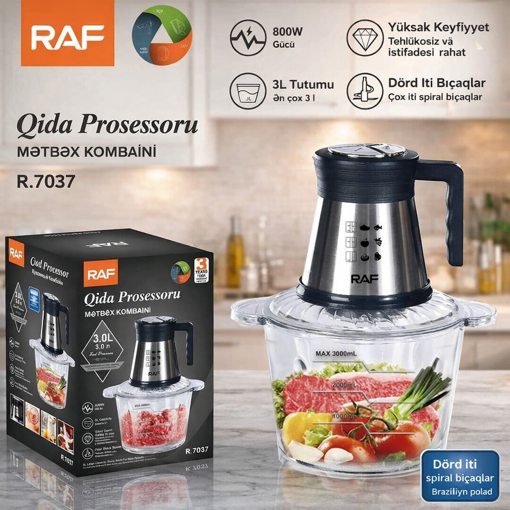 Mətbəx kombaynı RAF R.7037 800 W — 1
