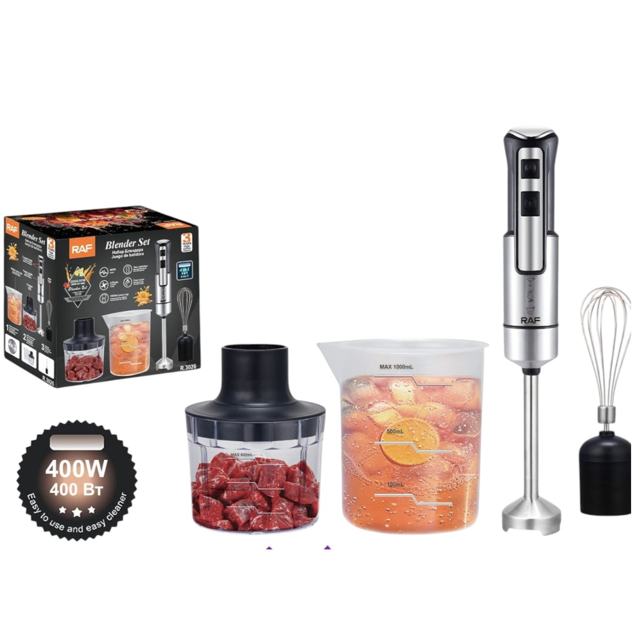 Blender Raf R.3026, Black — 1