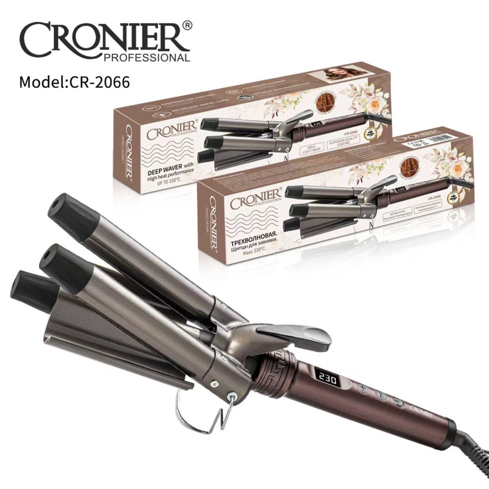 Saç burma üçün maşa Cronier CR-2066 — 1