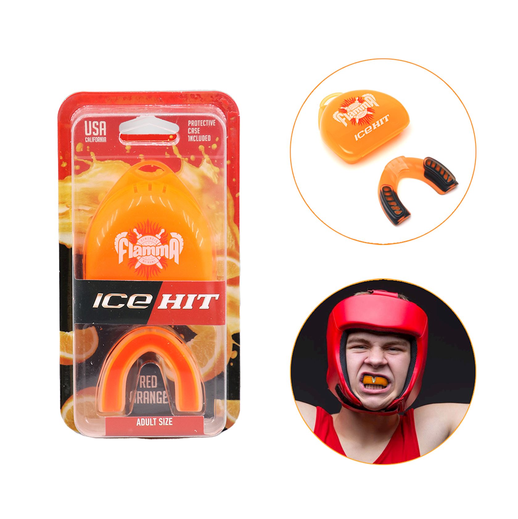 Boks kapası Flamma Ice Hit Orange — 1