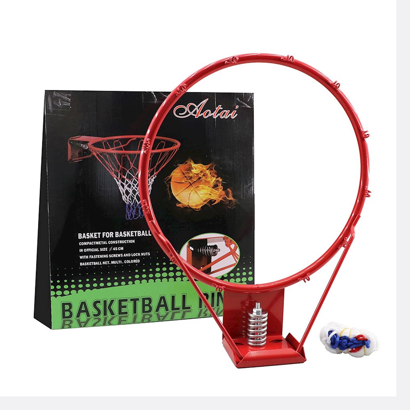 Basketbol halqası, qırmızı, 45 sm — 1