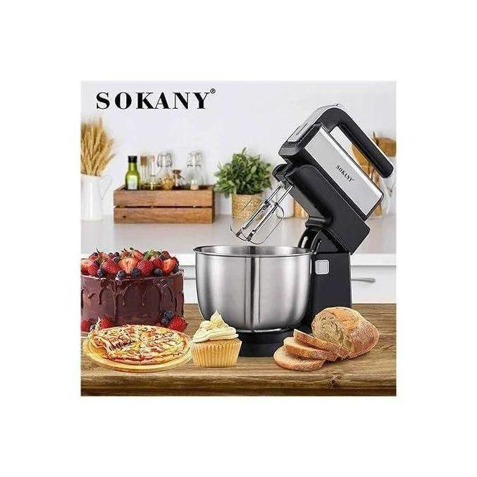 Planetar mikser Sokany SPRK-CX 6652, 500 Vt, 5 sürət, Paslanmayan polad — 1