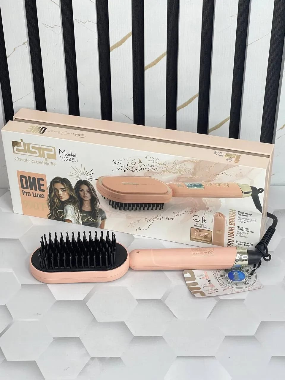 Fırça-düzləşdirici saçlar üçün DSP 10248U TX — 1