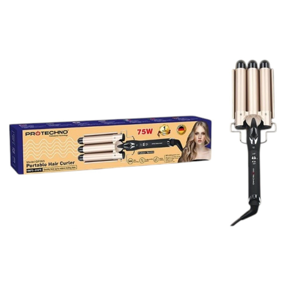 Saç üçün maşa-dalğa ProTechno GP-095, 75 Vt — 1