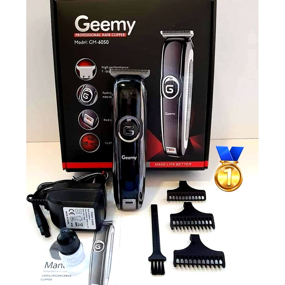 Saç kəsimi üçün universal trimmer Geemy GM-6050 Black — 1