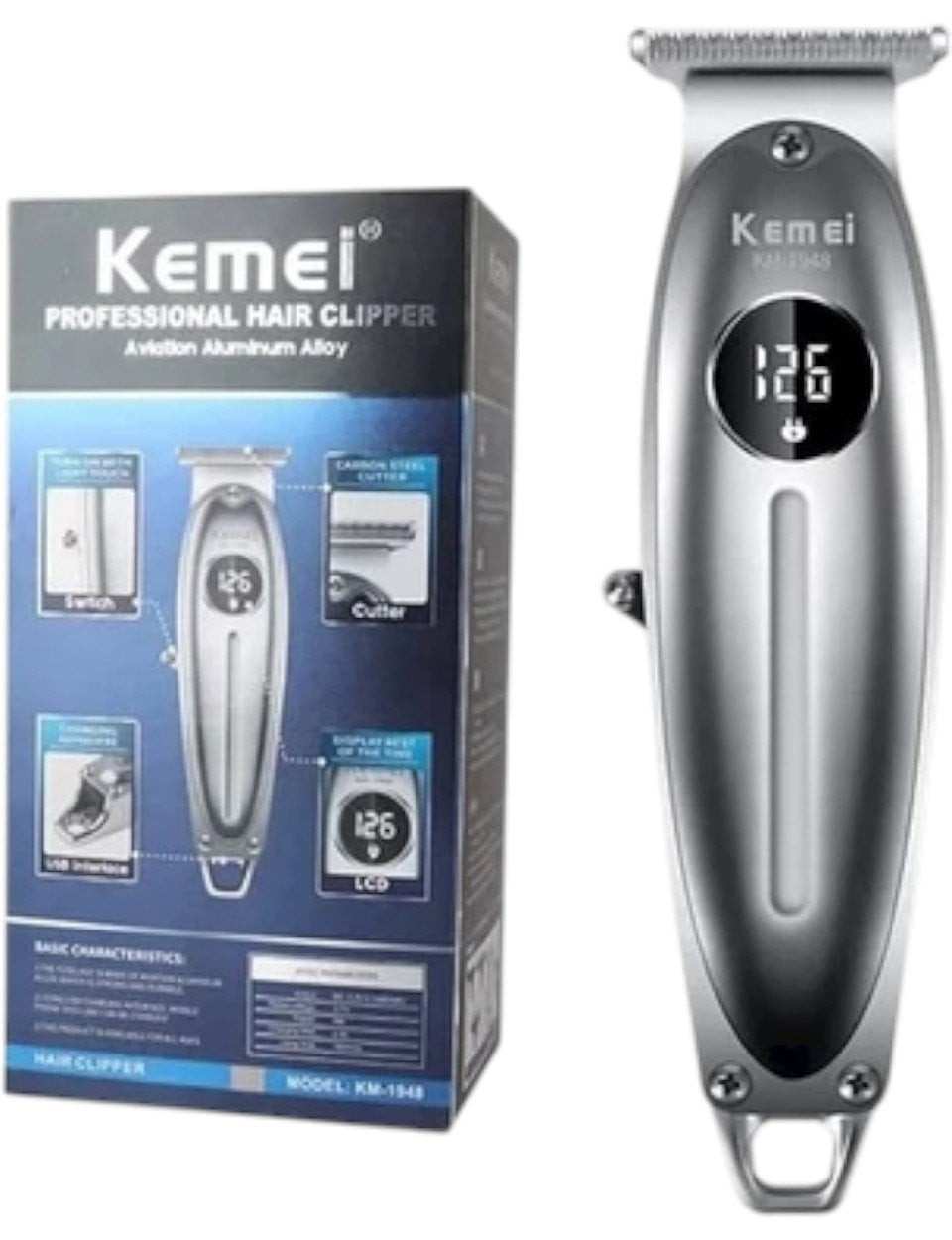 Saç qırxan maşın Kemei KM-1948 - yusifelectro102 — 1