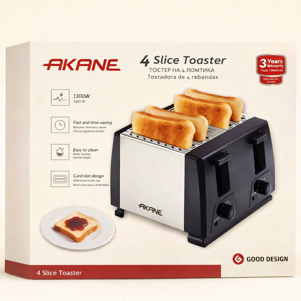 Toster Akane A.505 1300W — 1