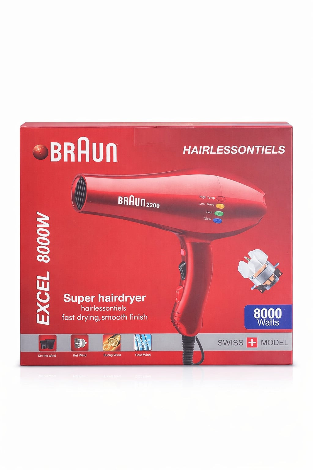 Fen Braun Excel 8000 - Braun Excel 2200 GS — 1