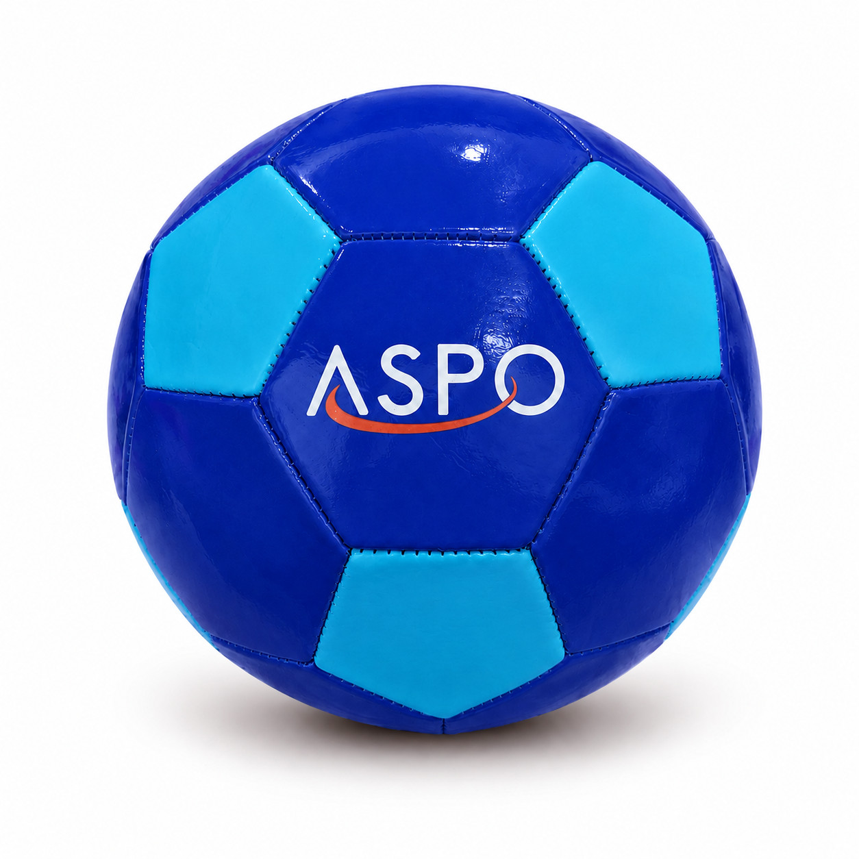 Futbol üçün top Aspo, göy, ölçü 5 — 1