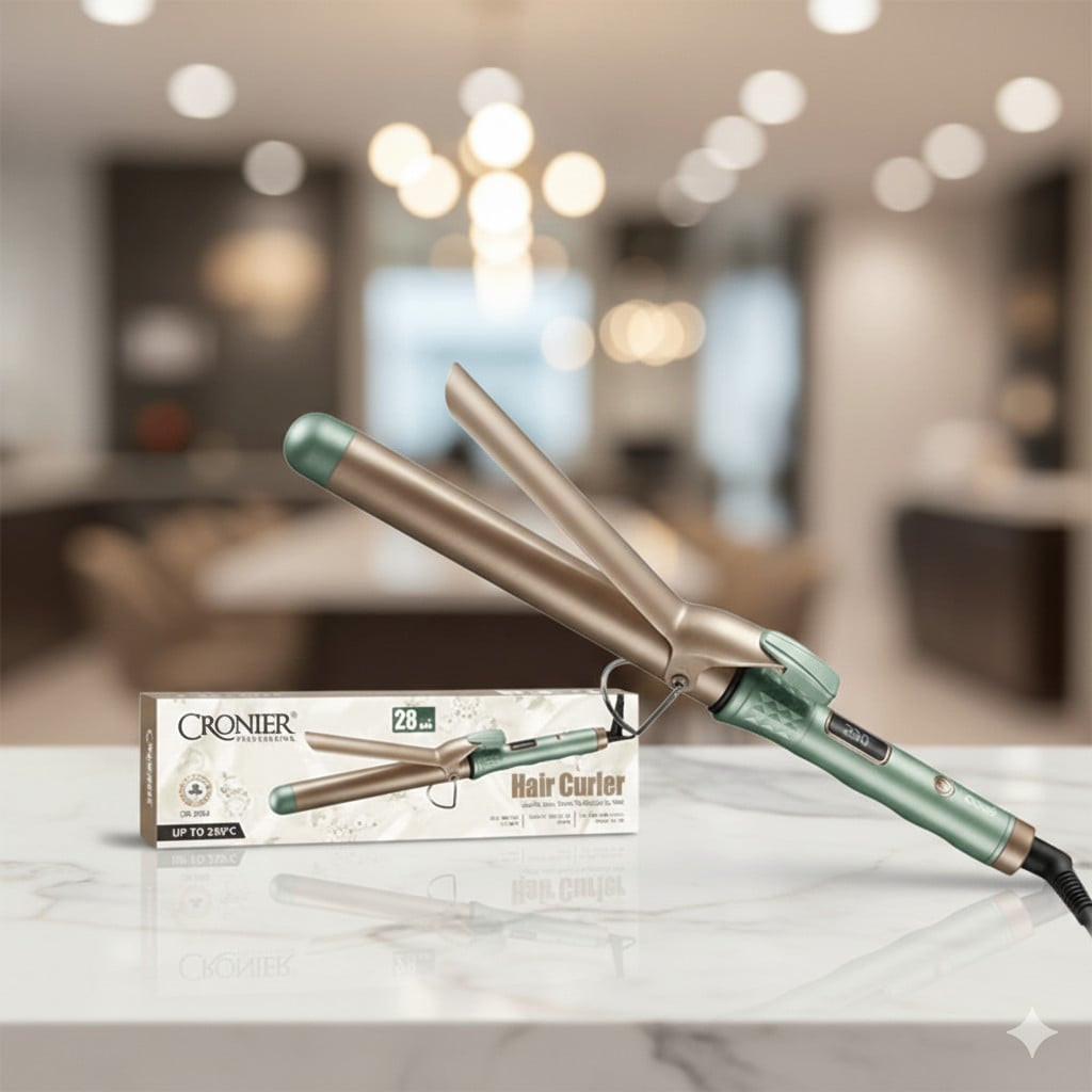Yumru maşa Cronier CR-2063, qızılı rəngdə - KahnMarket030575 — 1