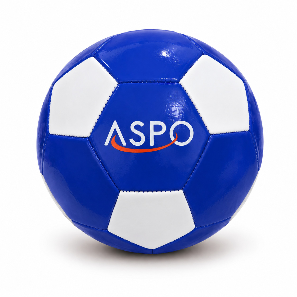 Futbol topu Aspo, ölçü 5, göy — 1