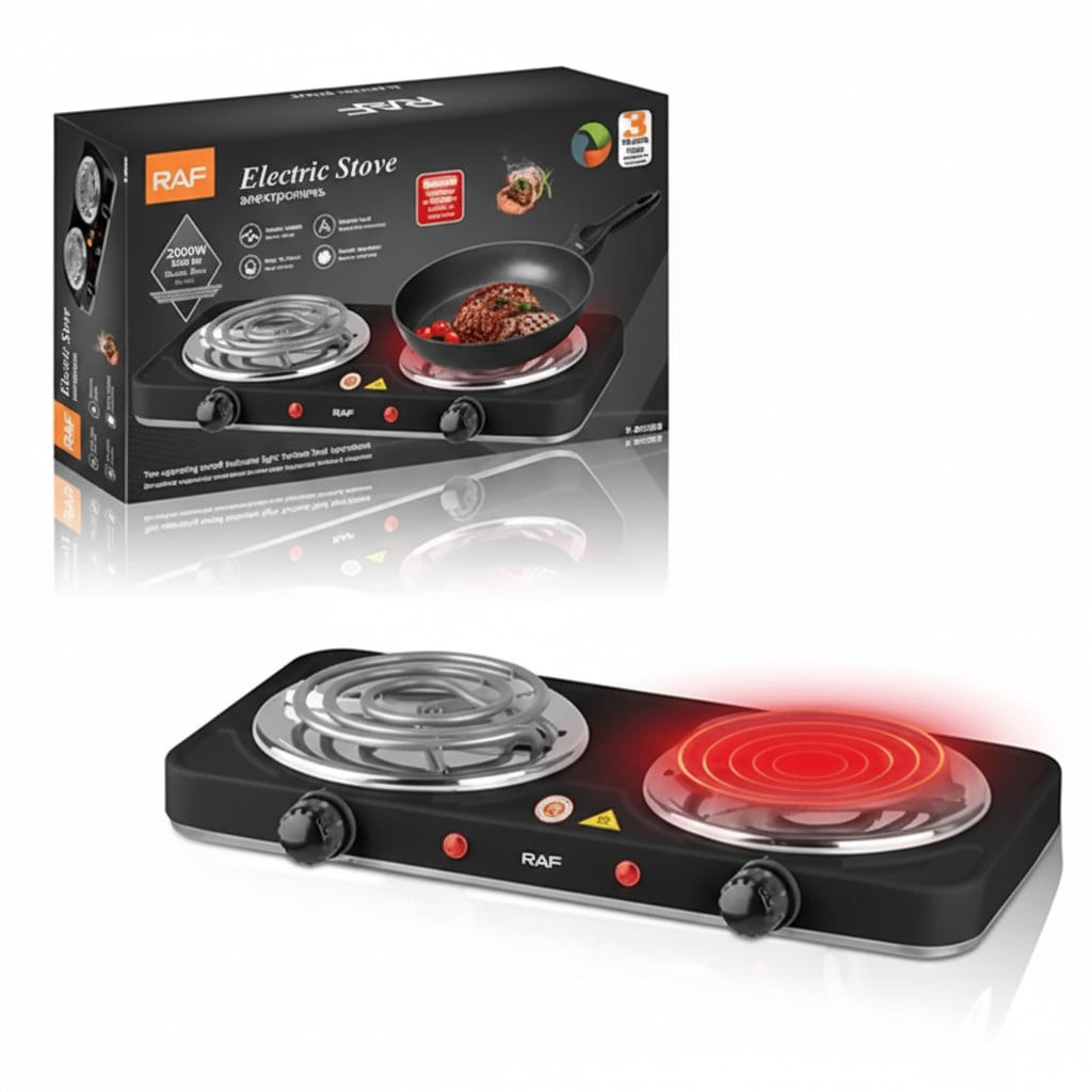 Elektrik plitə RAF R.8020BB 1000 Vt - KahnMarket030547 — 1