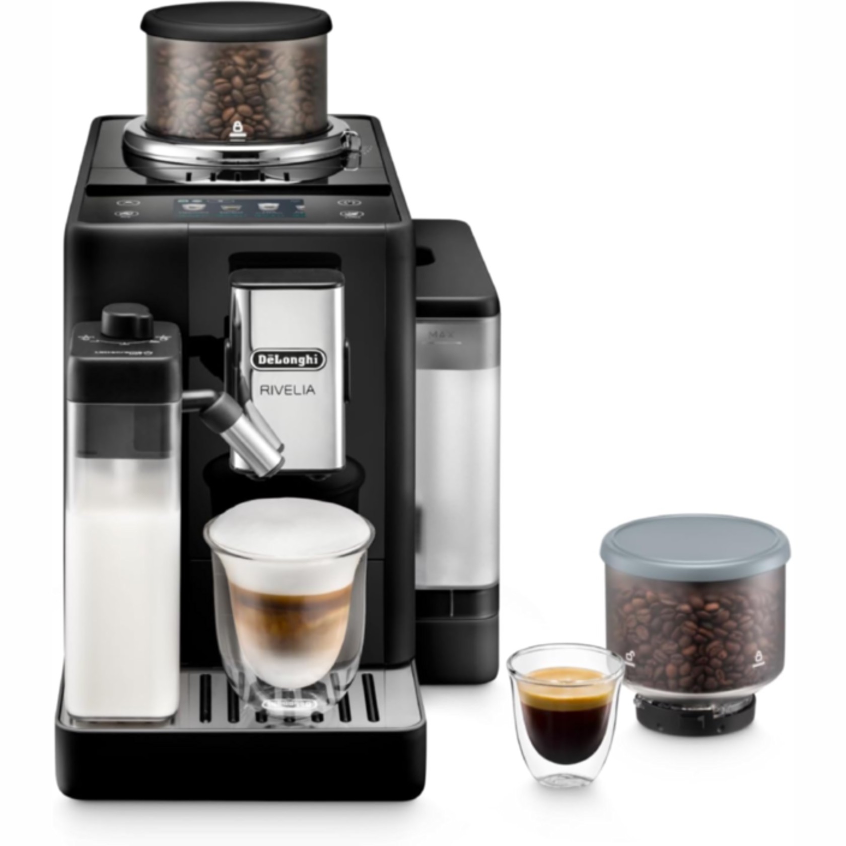 Qəhvə maşını DeLonghi Rivelia Onyx Black EXAM440.55.B — 1