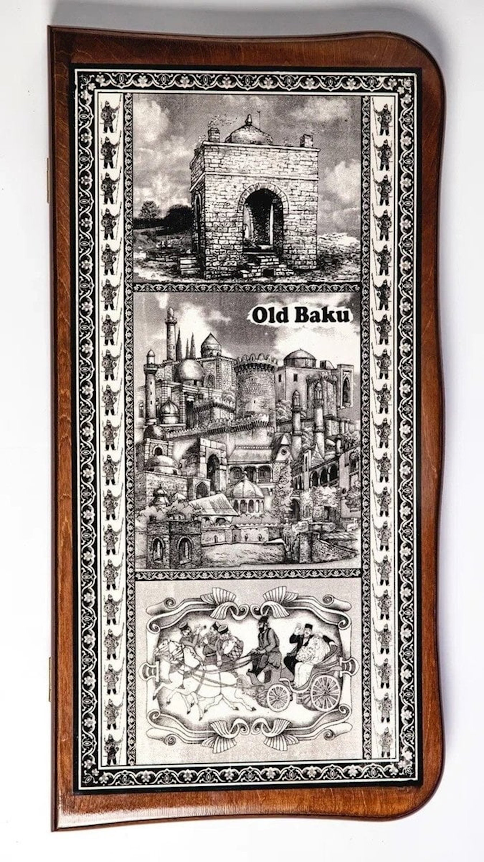 Nərd Az Nərd 61 Old Baku, taxta, qəhvəyi, 33х64 sm — 1