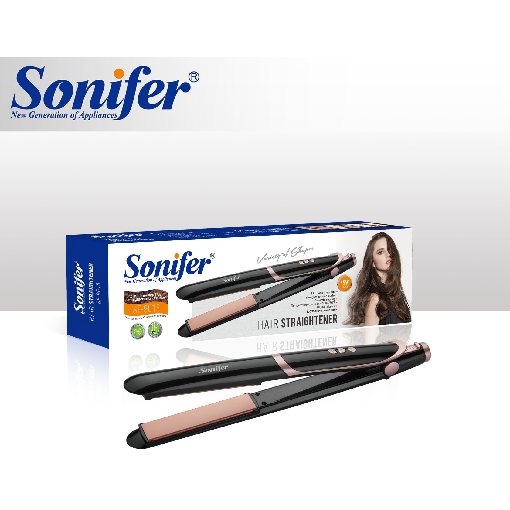 Saç üçün düzləşdirici Sonifer SF-9615 - mpn_SF_9615_SH — 1