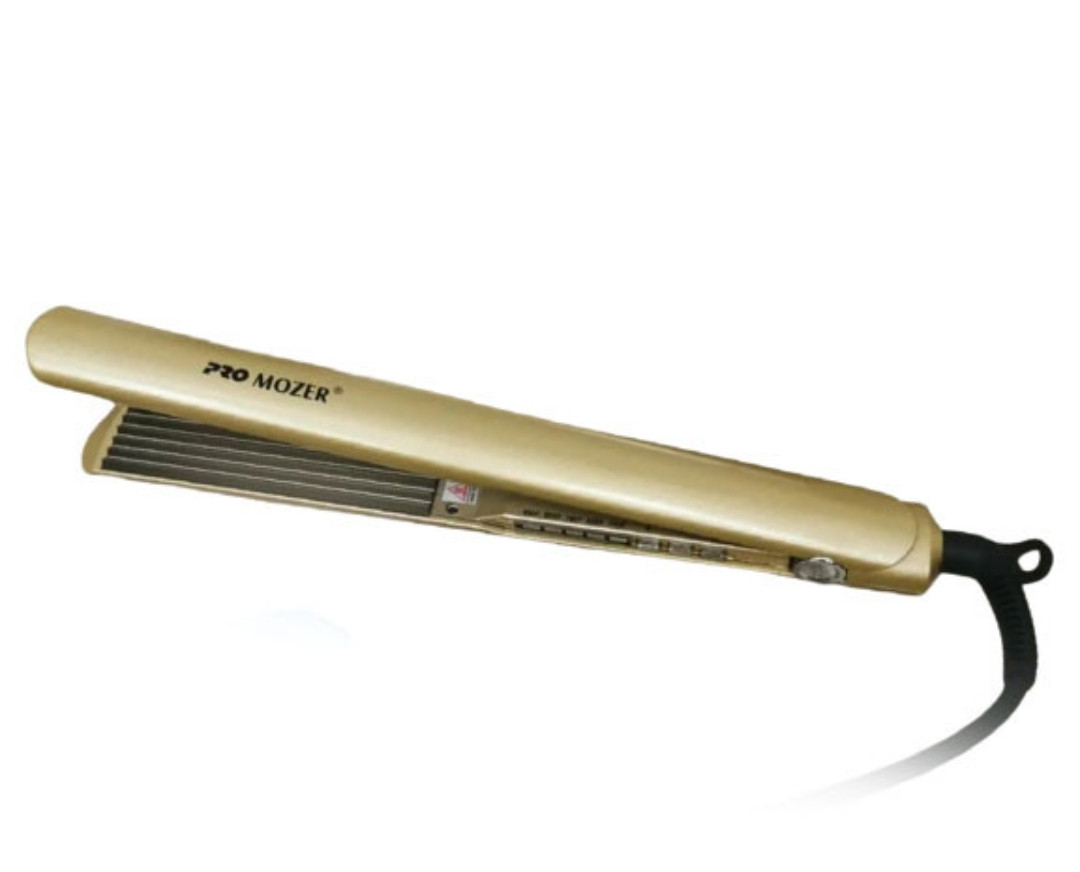 Maşa-qofre ProMozer MZ-7071 ionlaşma funksiyalı 230 °C qızılı. — 1