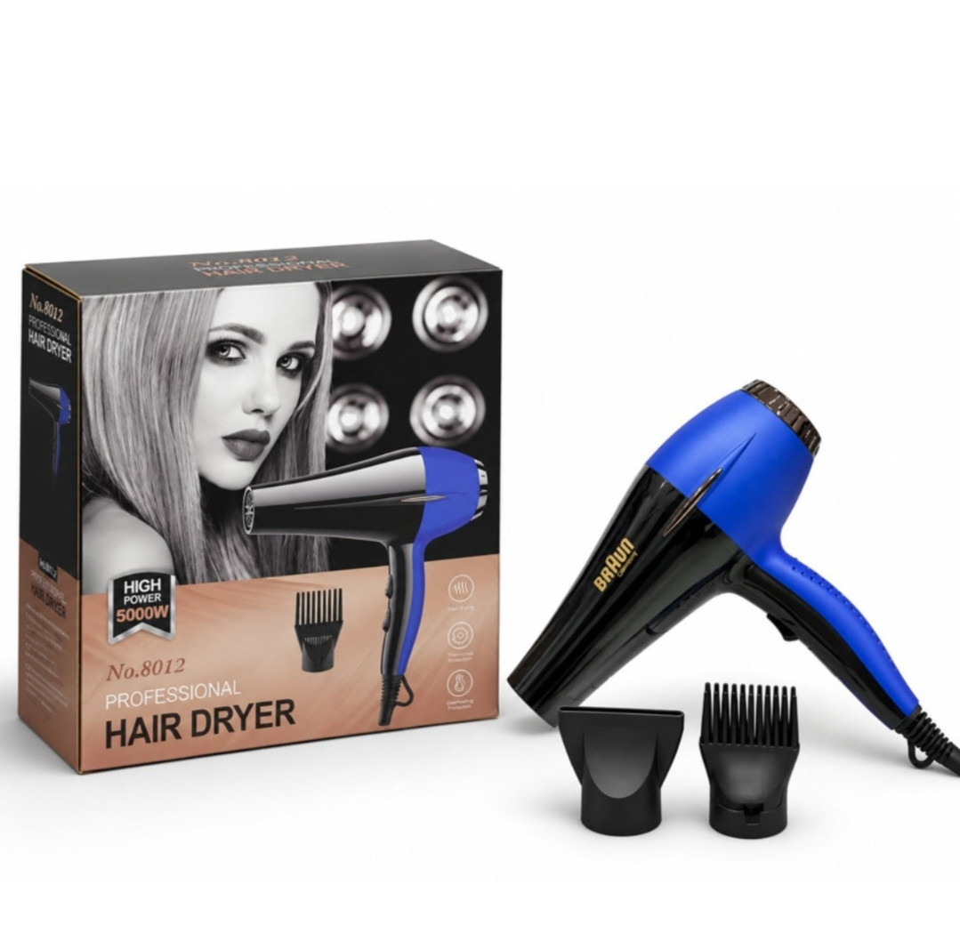 Fen BR-8012 5000 W qara-mavi 2 taxmalı. — 1