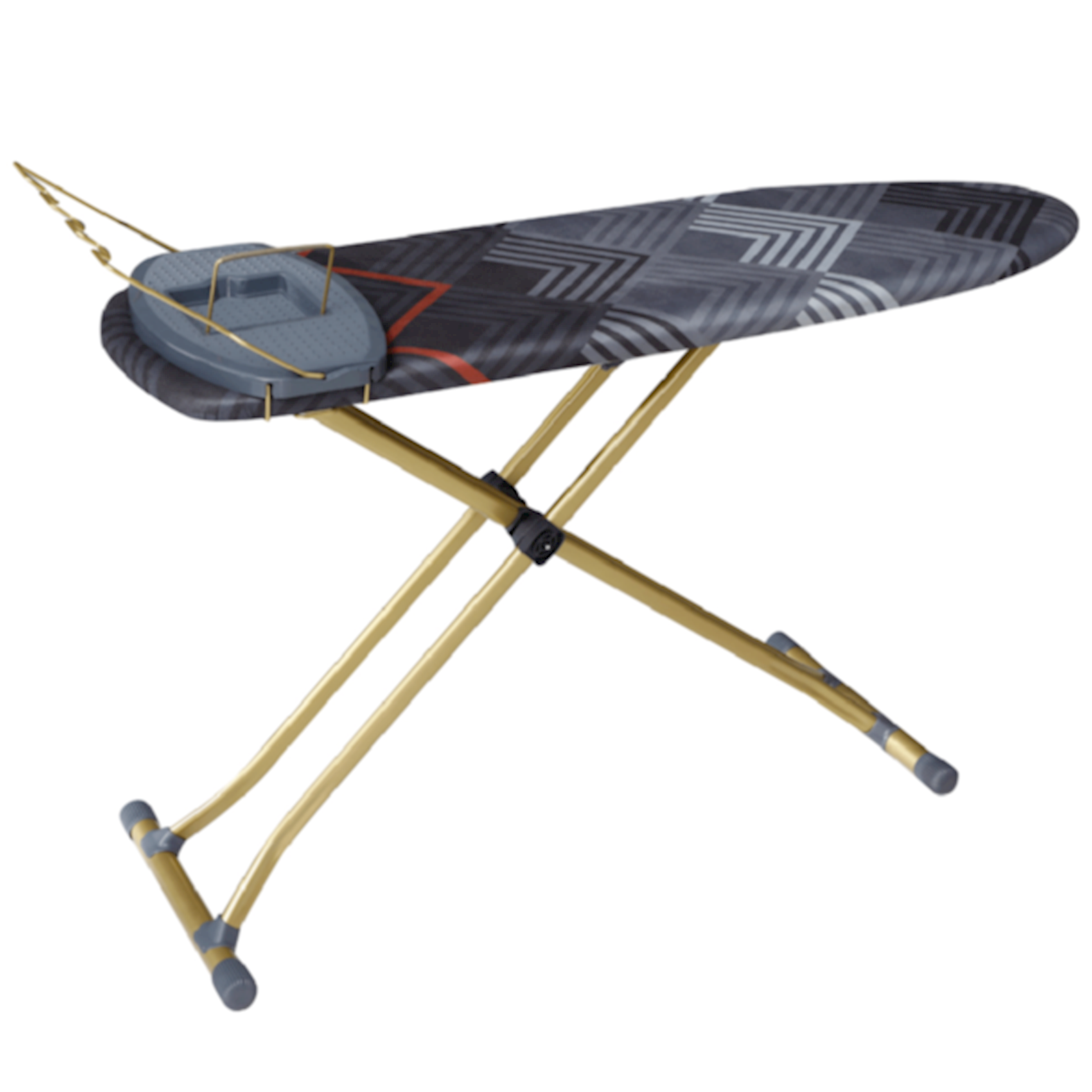 Ütü masası Harbinger MM-156, 150x43 sm, qızılı — 1