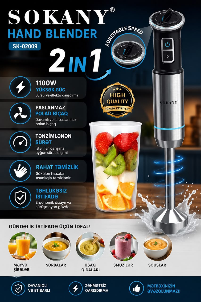 Blender Sokany SK-02009 — 1