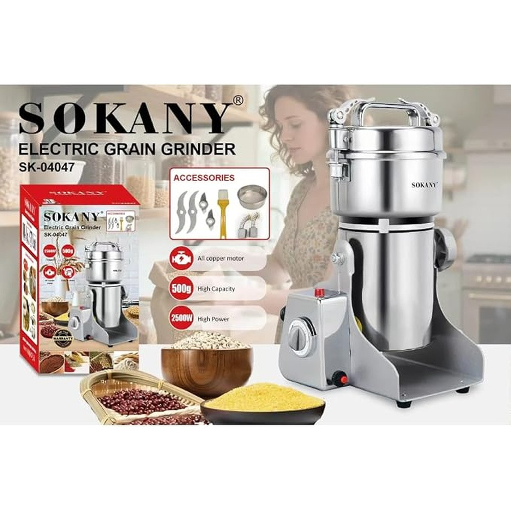 Qəhvəüyüdən Sokany SH_ID_107 SK-04047, 2500 Vt, Gümüşü — 1