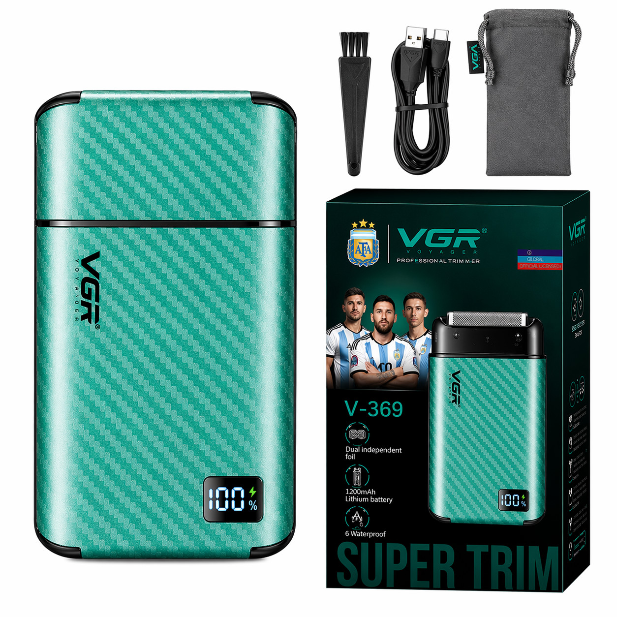 Elektrik ülgüc VGR V-369 Green — 1
