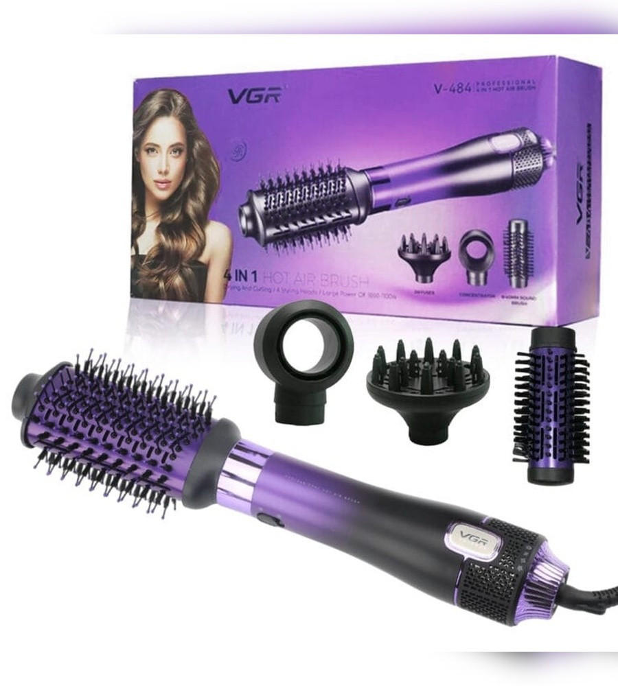 Fen-fırça VGR V-484 1000W Purple — 1