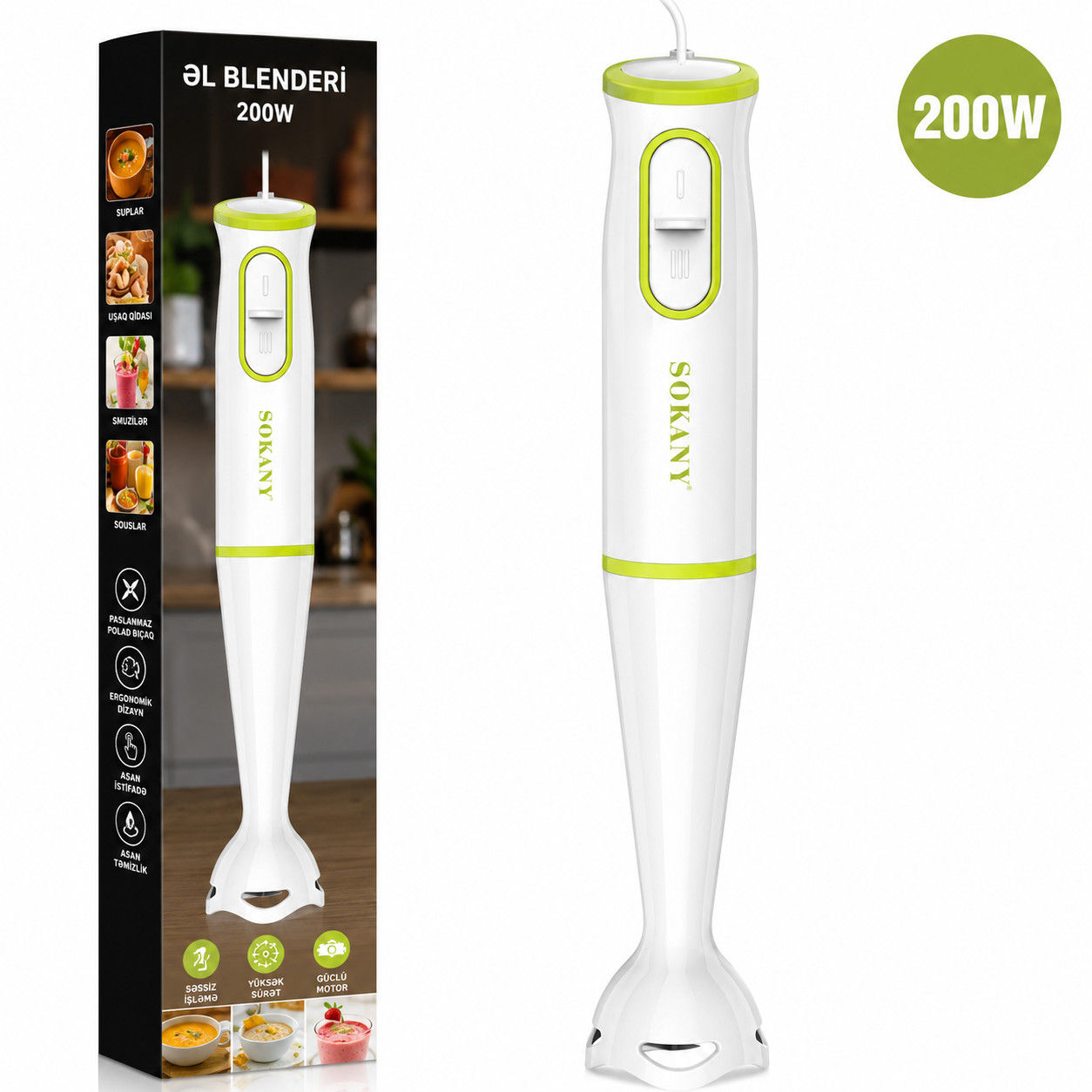 Blender Sokany SK-1723 Ağ — 1