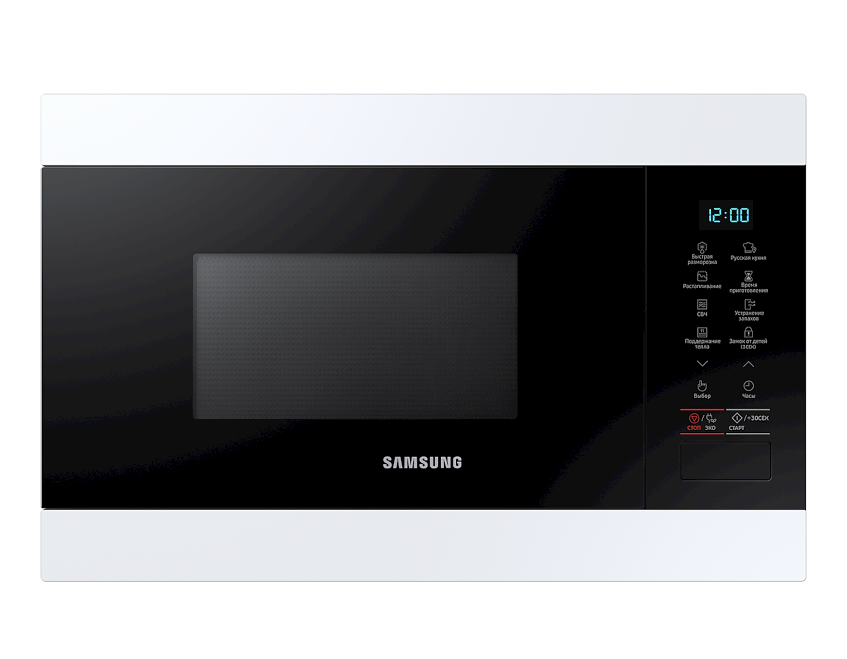 Quraşdırılan mikrodalğalı soba Samsung MS22M8054AW/BW — 1