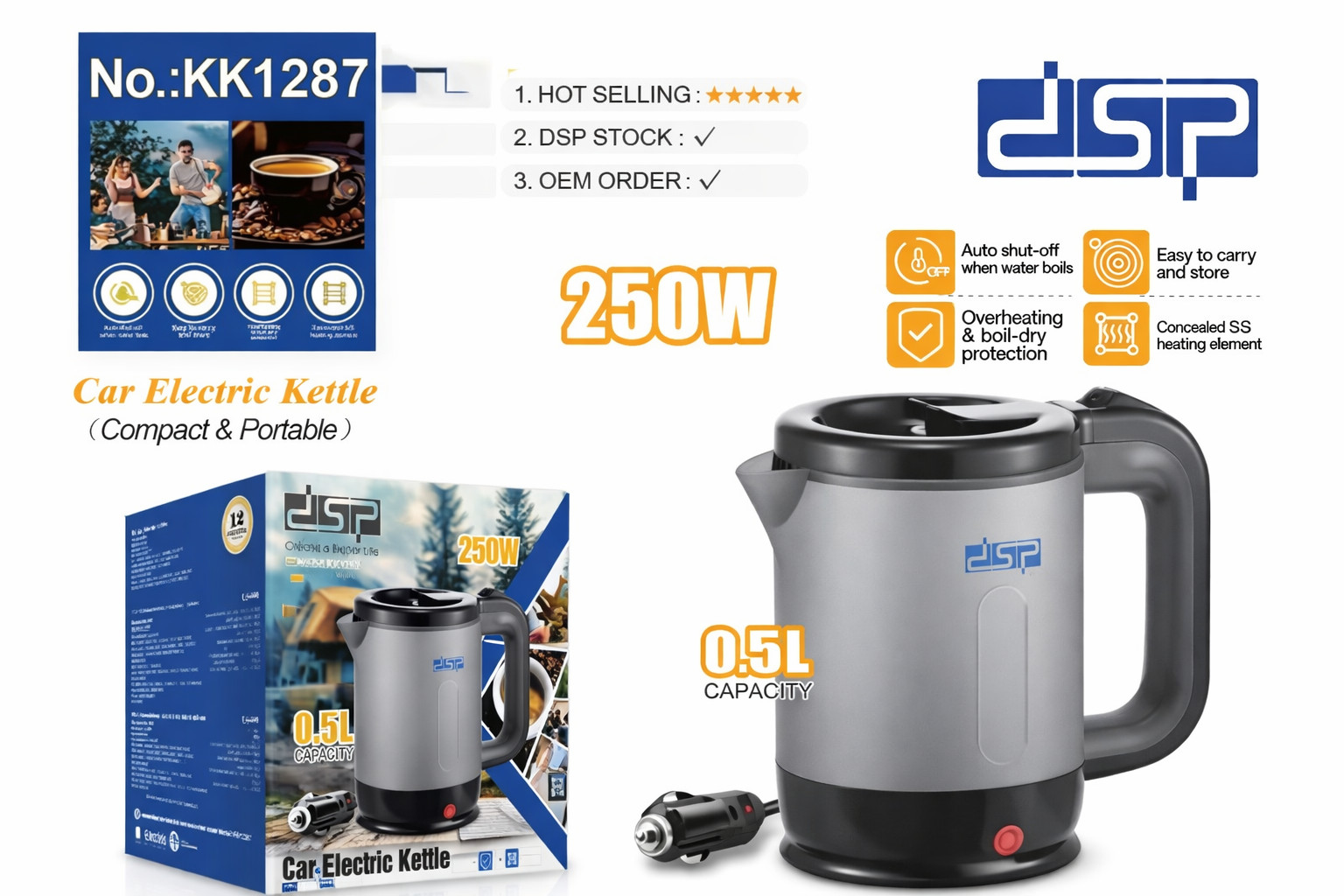 Elektrik çaydan DSP KK1287 — 1