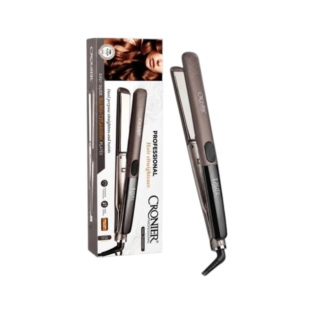 Saç üçün düzləşdirici Cronier CR-602, 60 Vt, boz — 1