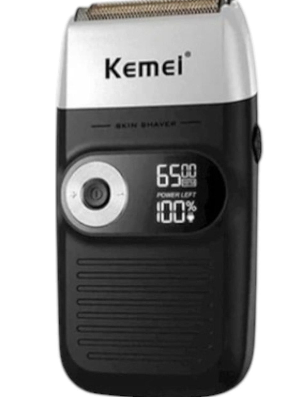 Elektrik ülgüc Kemei KM-2026, litium-ion batareya 1400 mAh, 3 sürət rejimi, LED displey, qoşa tor bıçaq (DespcityEc50) — 1