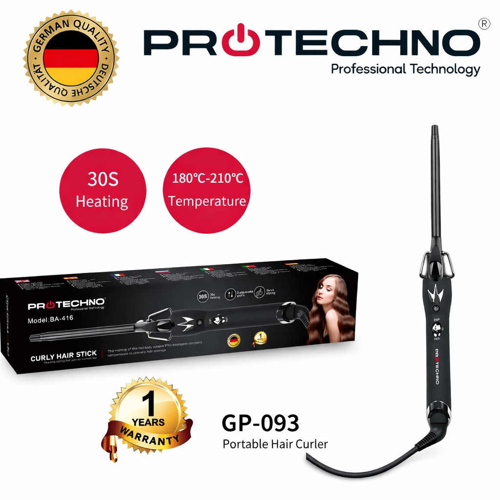 Saç burma üçün maşa PROTECHNO GP-093 — 1
