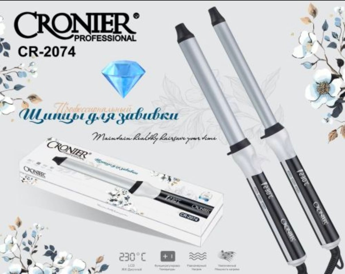 Saç üçün maşa Cronier CR-2074 230 Vt — 1