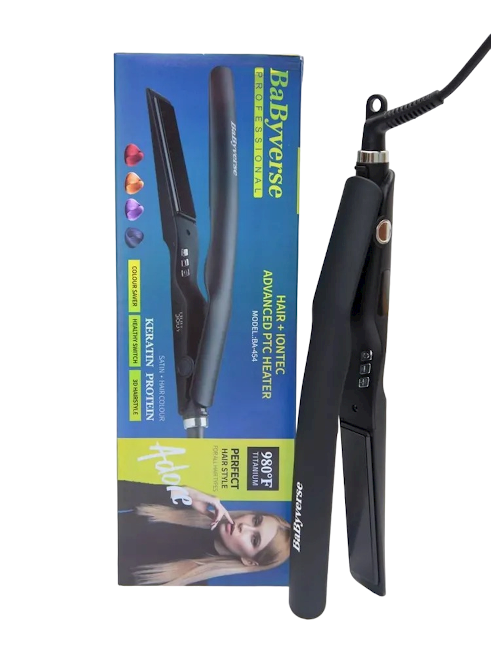 Saç üçün düzləşdirici BaByVerse BA-454 — 1
