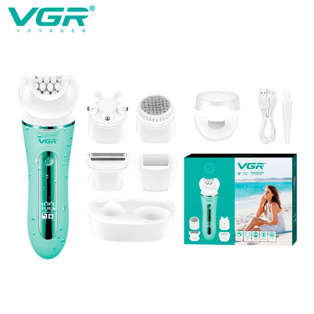 Epilator VGR V-751 Yaşıl — 1