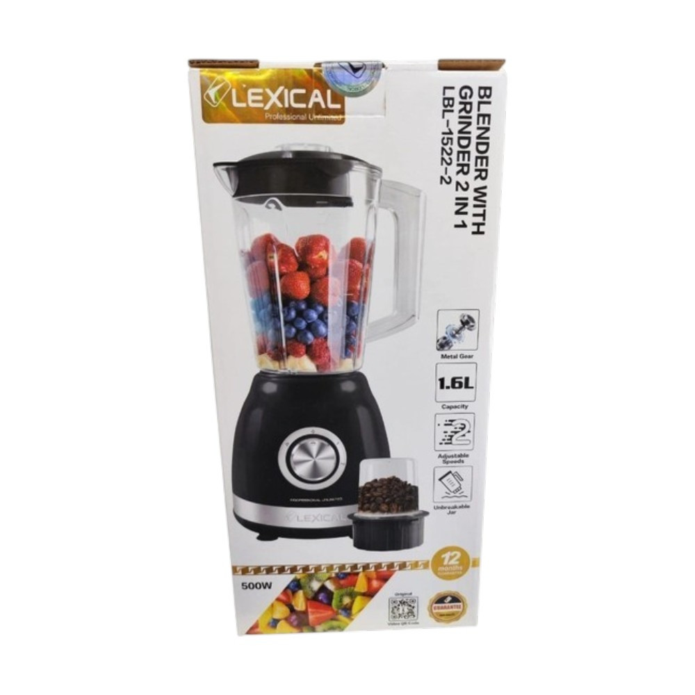 Stasionar Blender doğrayıcı ilə Lexical LBL-1522-2 2-si 1-də — 1