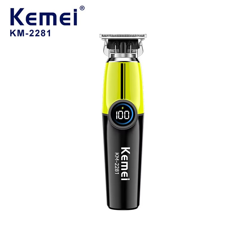 Saç kəsimi üçün trimmer Kemei KM-2281, Saqqal və bığ kəsimi üçün trimmer, Akkumulyator, Qara, 1 taxma — 1
