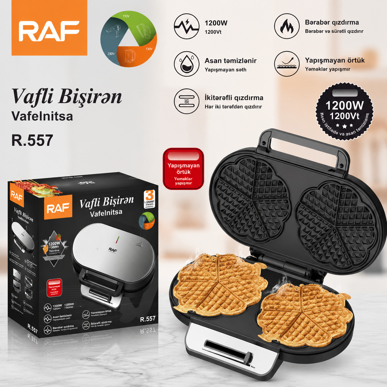 Vafli cihazı R.557 — 1