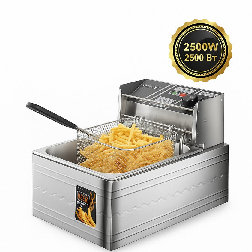 Fritür Ackiliss DVL_11589_114 5.5L 2500 Vt, Mexaniki - DVL_11589_114 — 1
