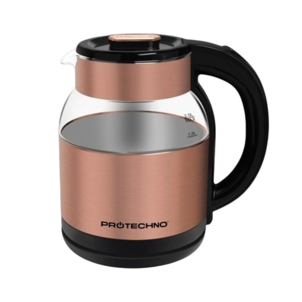 Elektrik çaydan ProTechno PRT-0861, 2 l, Şəffaf, 2000 Vt — 1