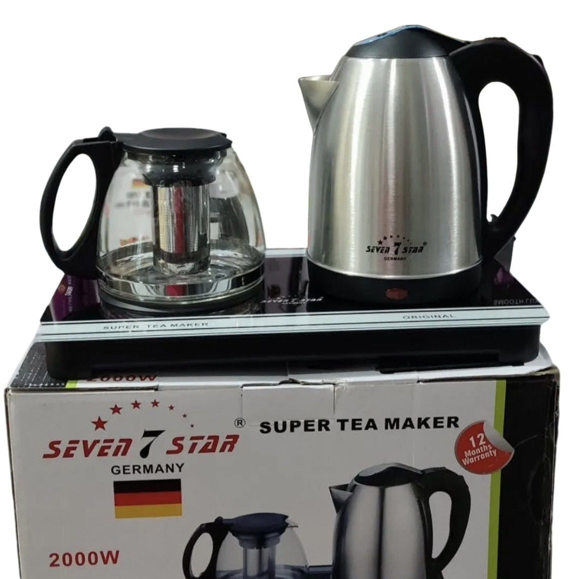 Elektrik çaydan və dəm çaydanı Seven7Star Super Tea Maker RAX7STT-337002 — 1