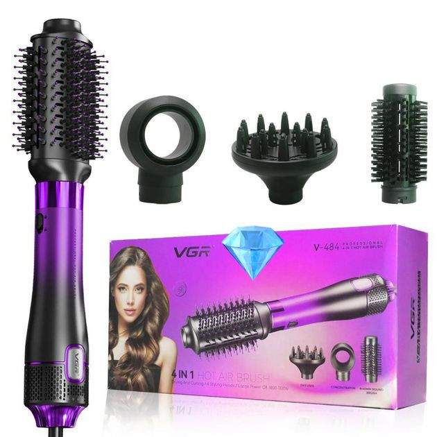 Fen-fırça VGR V-484 Purple 1000w — 1