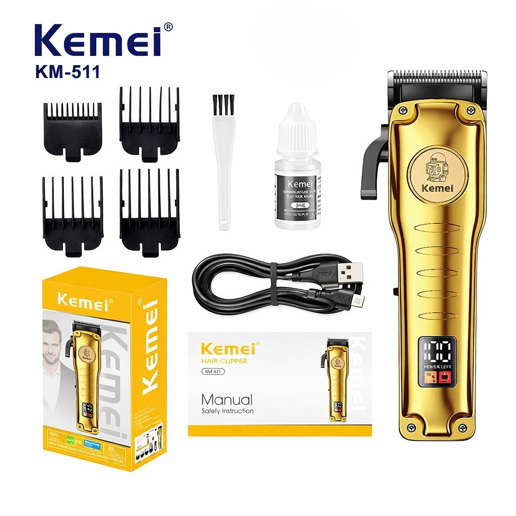 Saqqal və bığ kəsimi üçün trimmer Kemei KM511 — 1