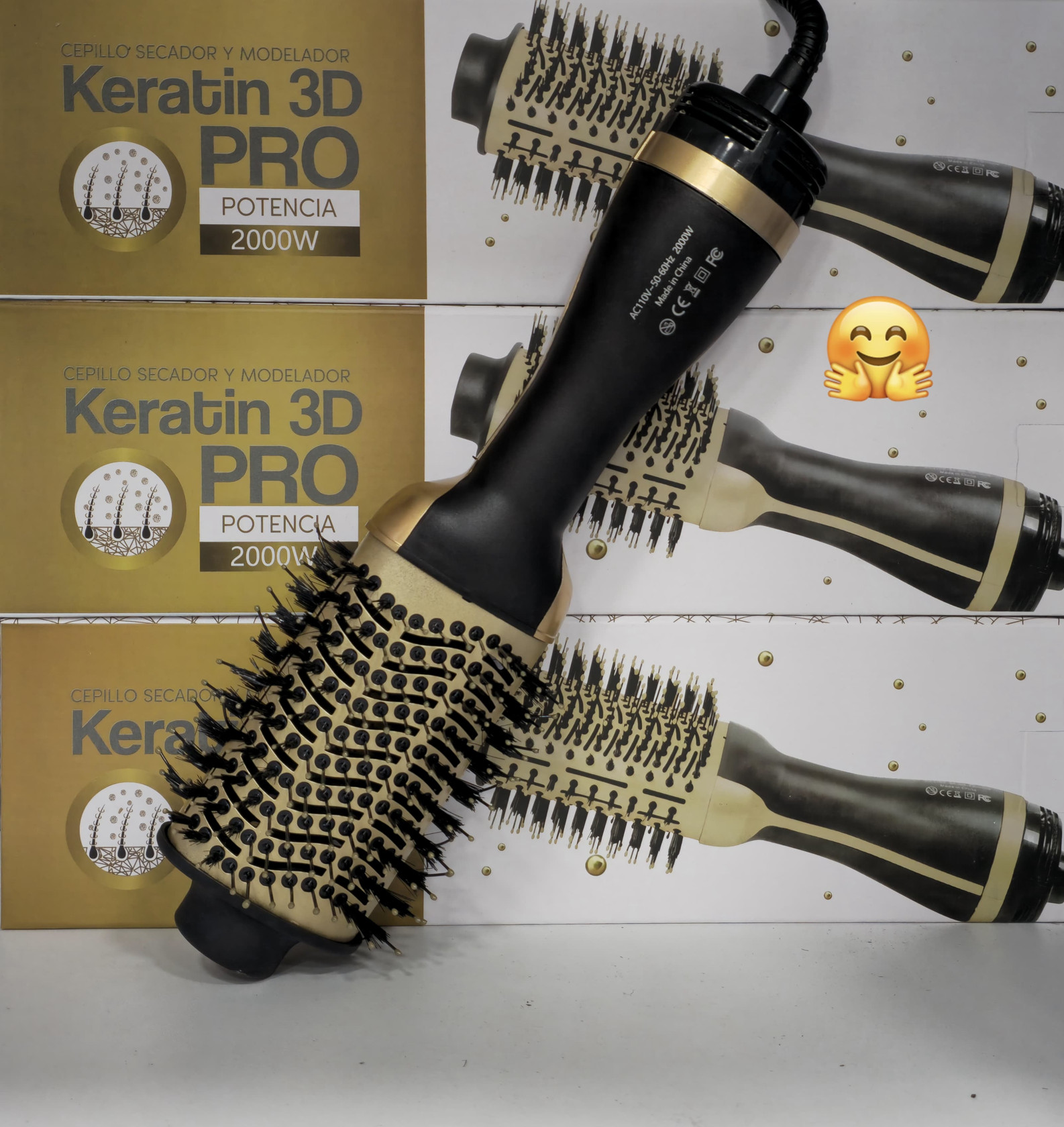 Saç üçün düzləşdirici One Step Keratin 3D Pro — 1